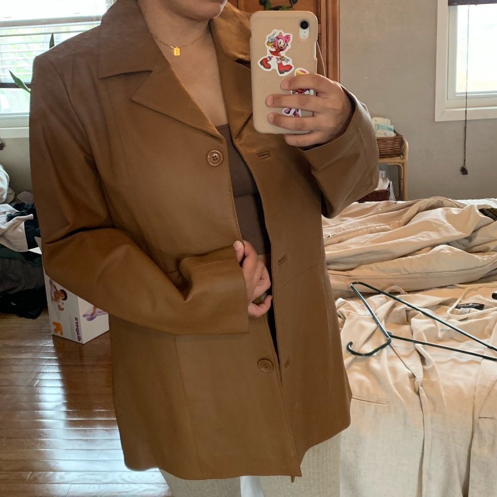 Leather jacket